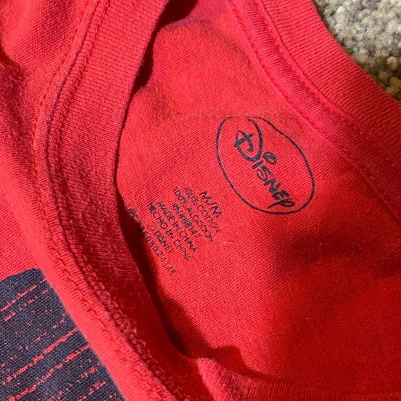 🔥SALE🔥Grumpy Mickey women’s T-Shirt. Red, Size M - Picture 3 of 3